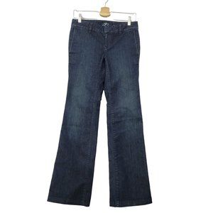 LOFT Women's modern flare Jean's  Size 0 Dark Blue